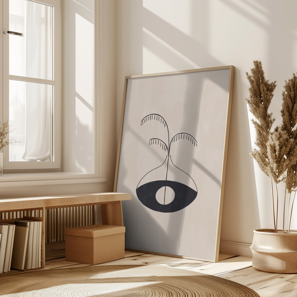 Evil Eye Vase Poster