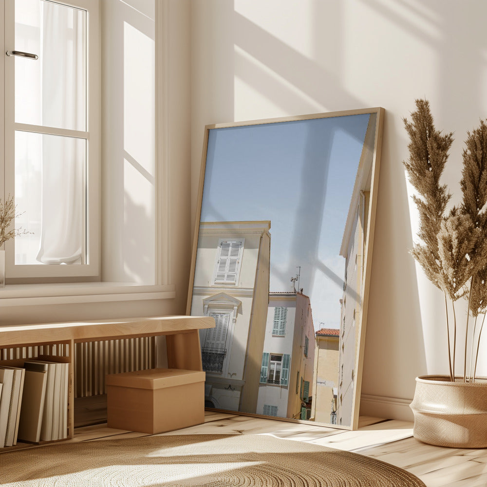 Streets of Menton Poster