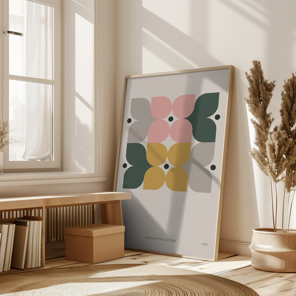 Modern folk art collection no 21 Poster