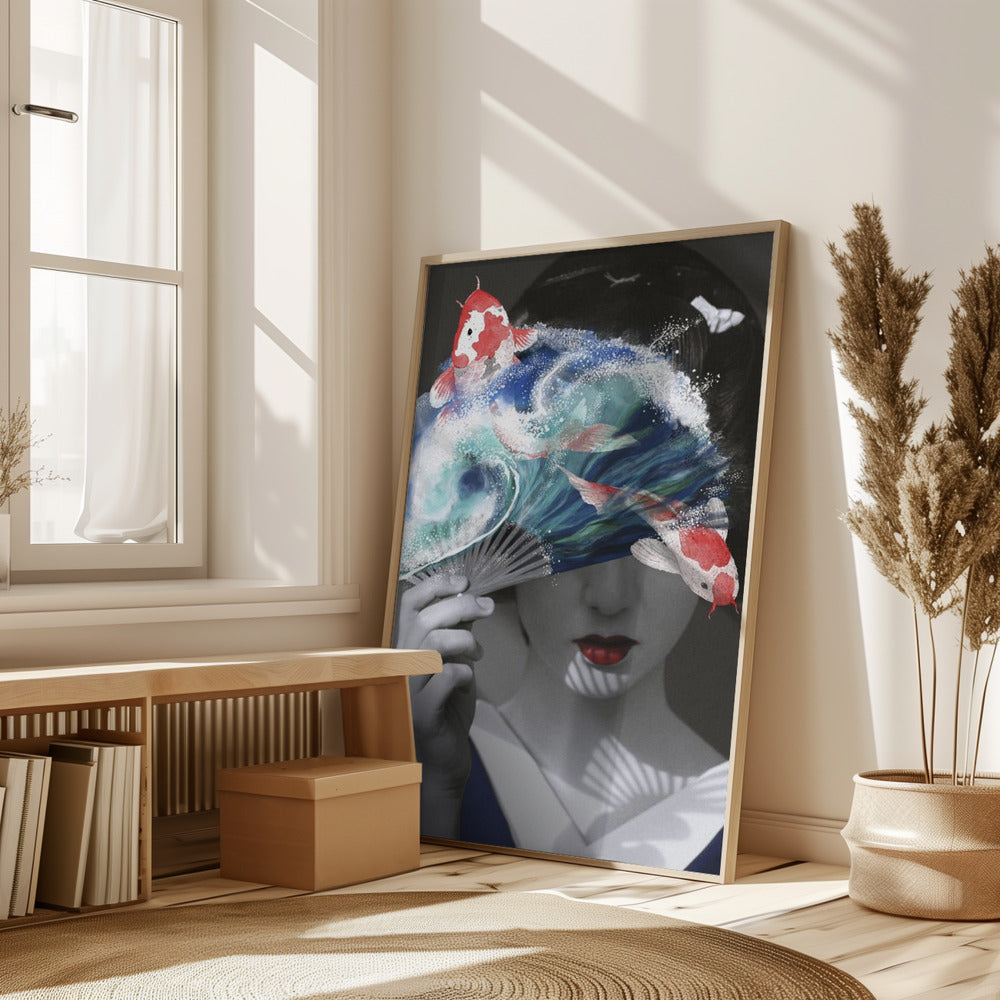 Koi Fan Poster
