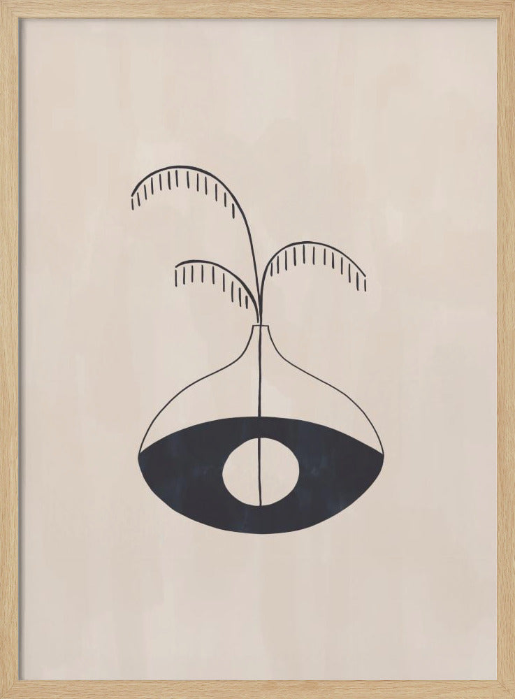 Evil Eye Vase Poster