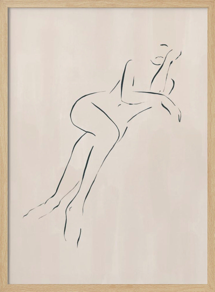 Casual Pose Poster