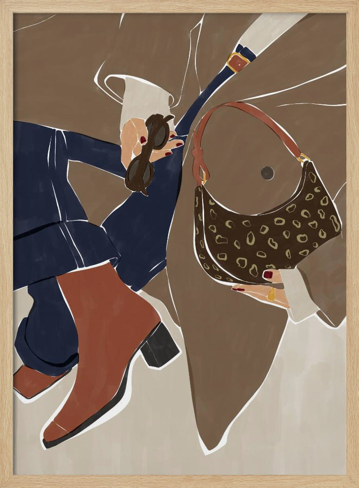 Fall Fashion Vibes Art Print By Ivy Green Illustrations Poster