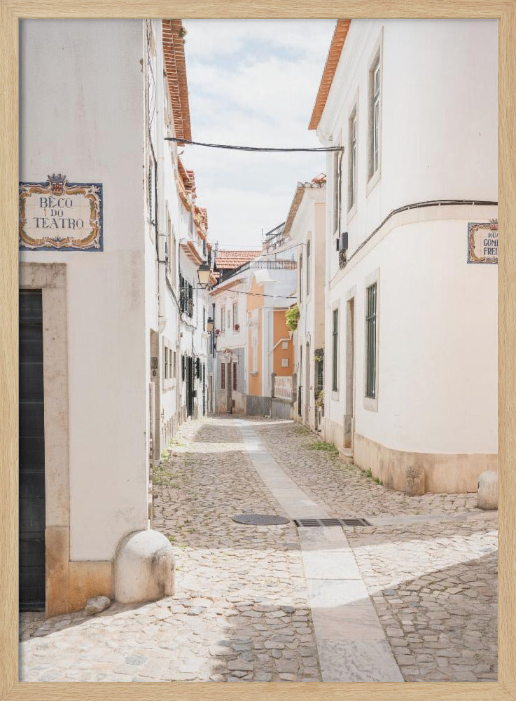 Streets of Cascais Poster