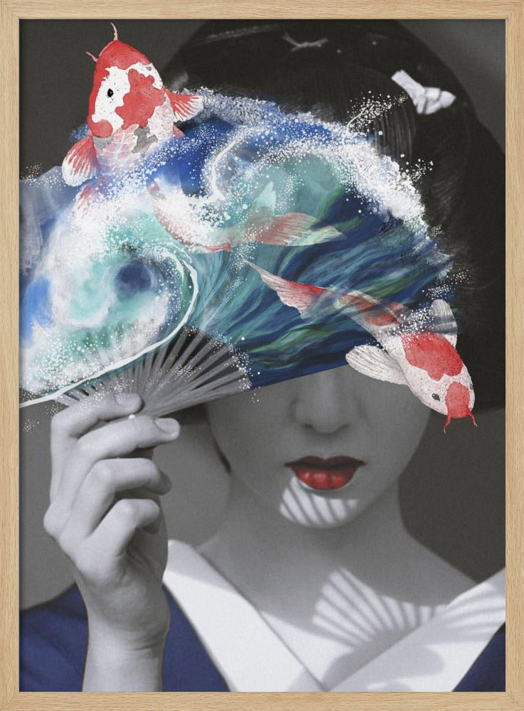 Koi Fan Poster