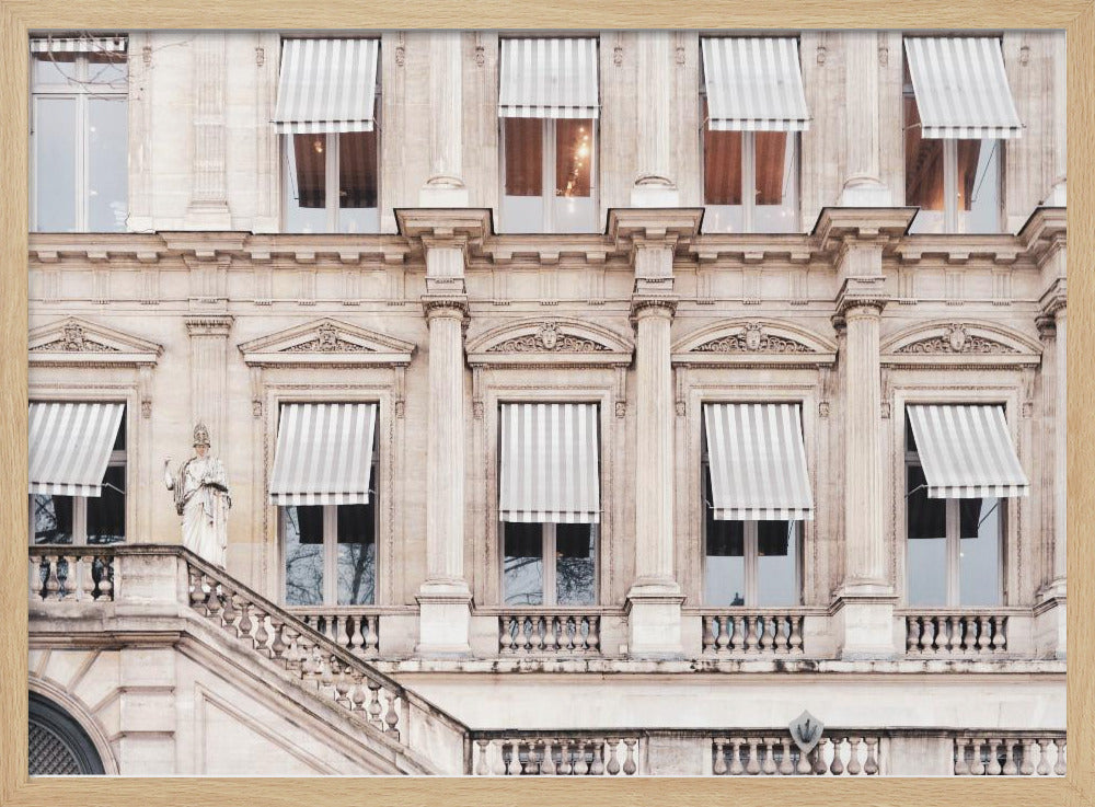Paris Building Warm Poster