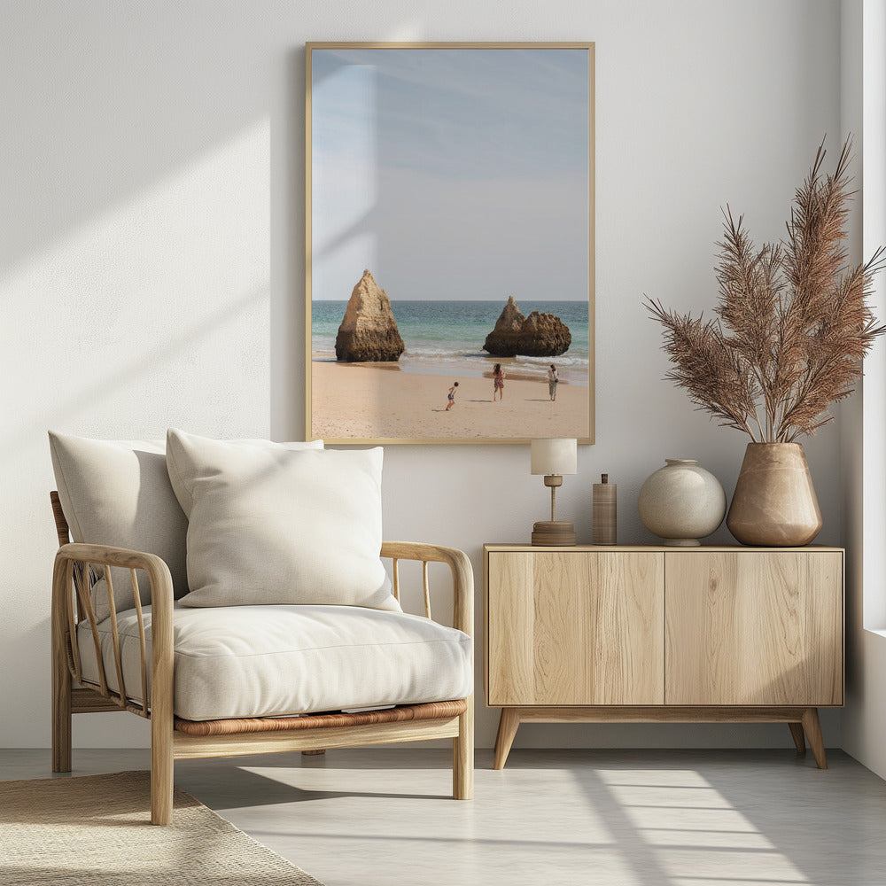 Portugese Beach Poster