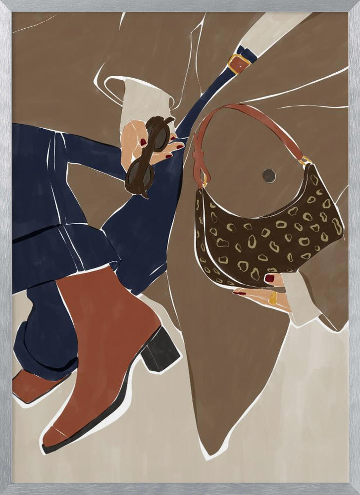 Fall Fashion Vibes Art Print By Ivy Green Illustrations Poster