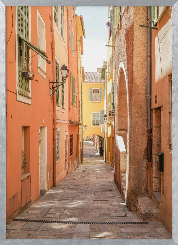Streets of Menton Poster
