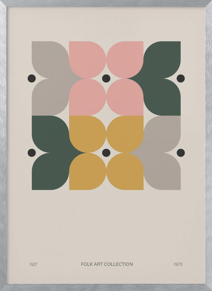 Modern folk art collection no 21 Poster