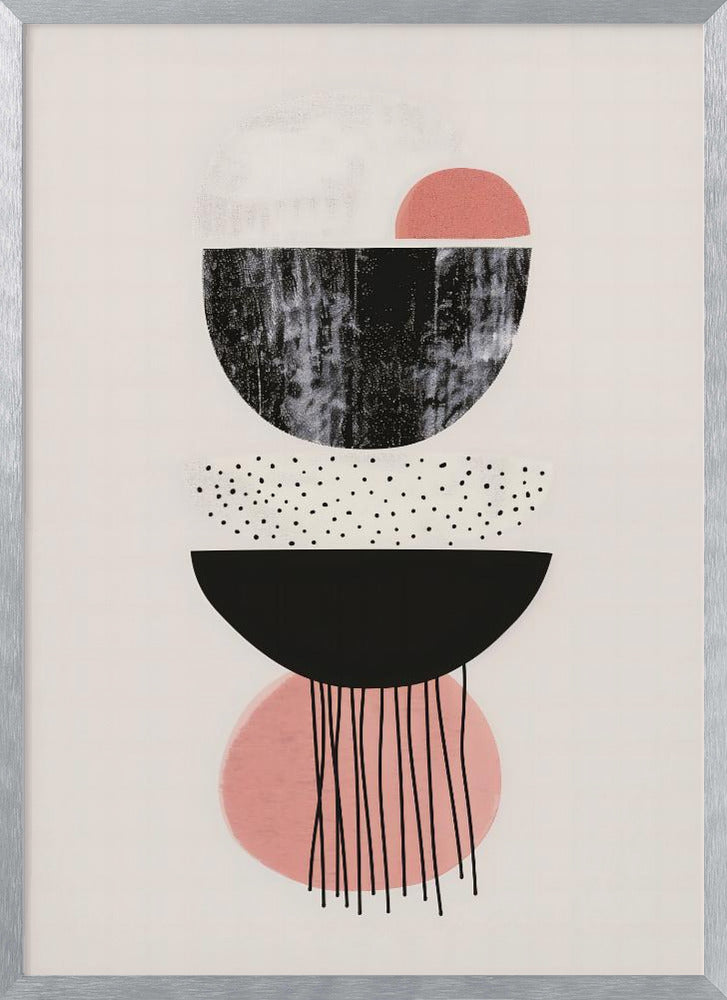 Abstract Minimalist Shapes No 5 Poster