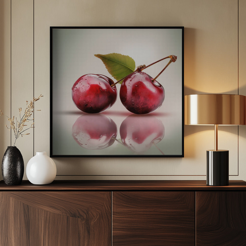 Two Cherries Poster