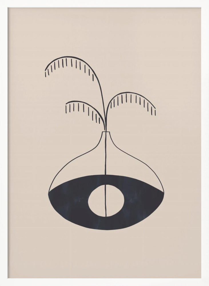 Evil Eye Vase Poster