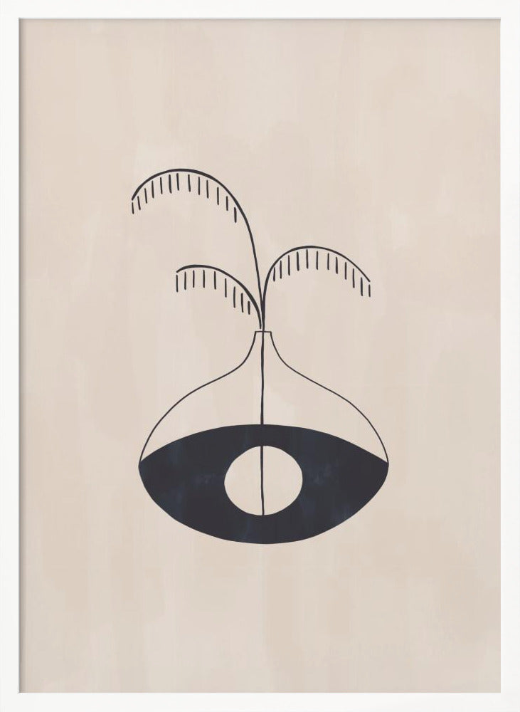 Evil Eye Vase Poster