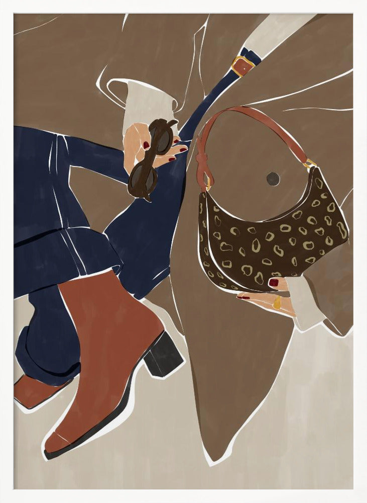 Fall Fashion Vibes Art Print By Ivy Green Illustrations Poster