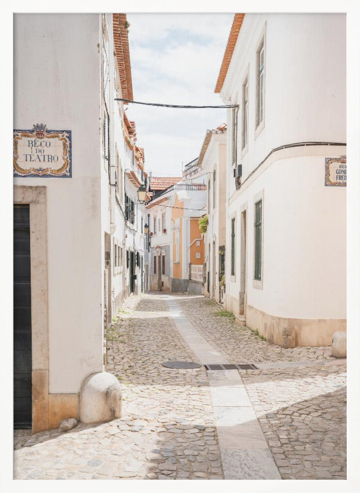 Streets of Cascais Poster