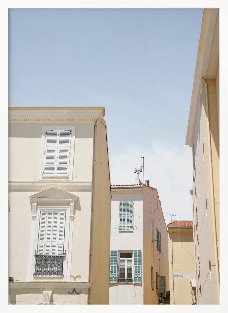 Streets of Menton Poster