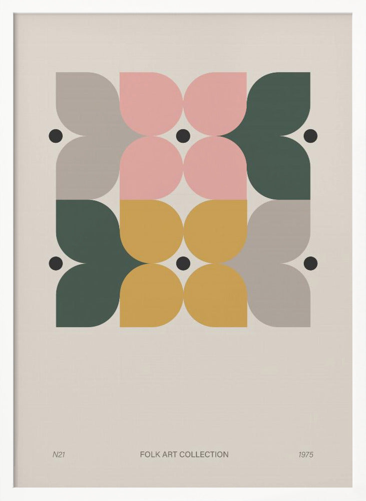 Modern folk art collection no 21 Poster