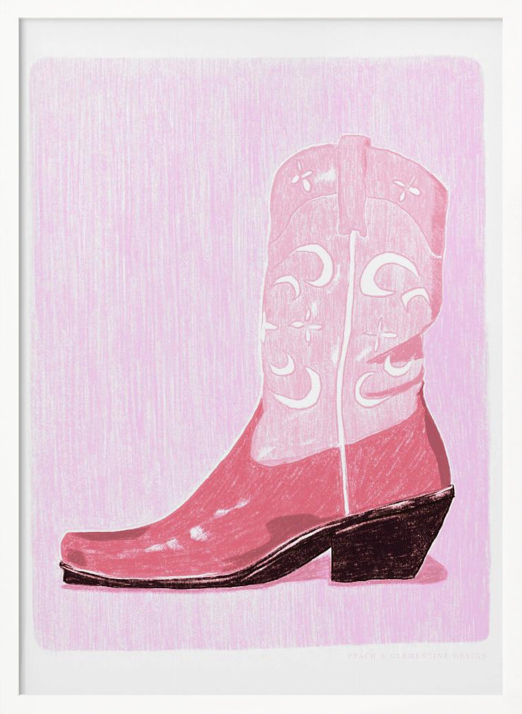 P&c Cowgirlboot Poster
