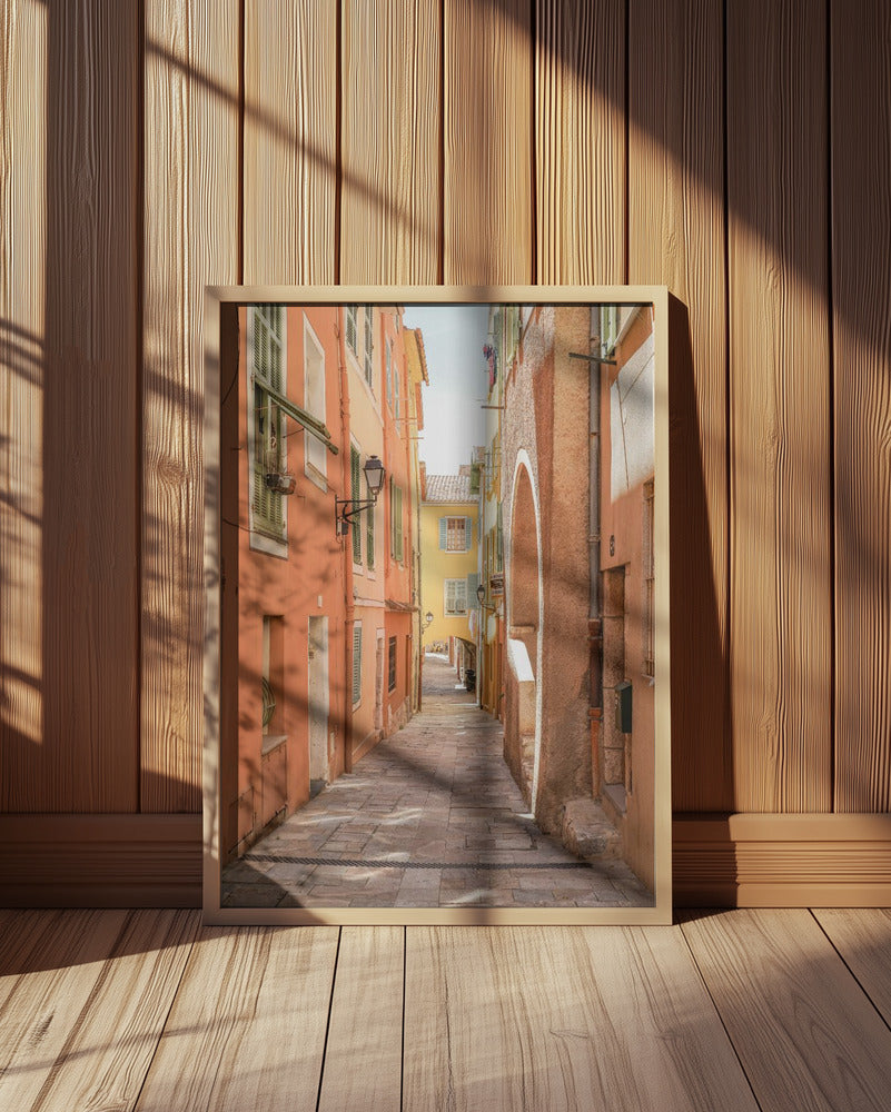Streets of Menton Poster