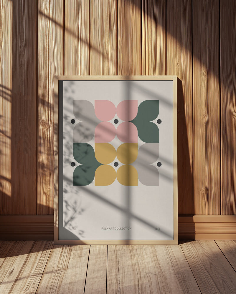 Modern folk art collection no 21 Poster
