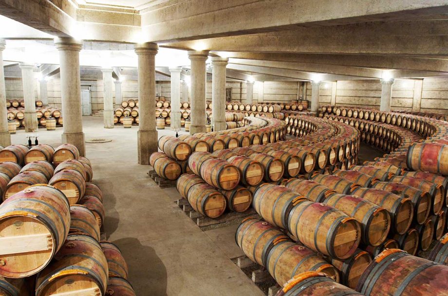 Wine Cellar in Château Lafite Rothschild