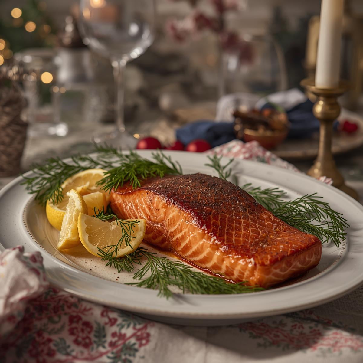 Smoked Salmon for the Christmas Table