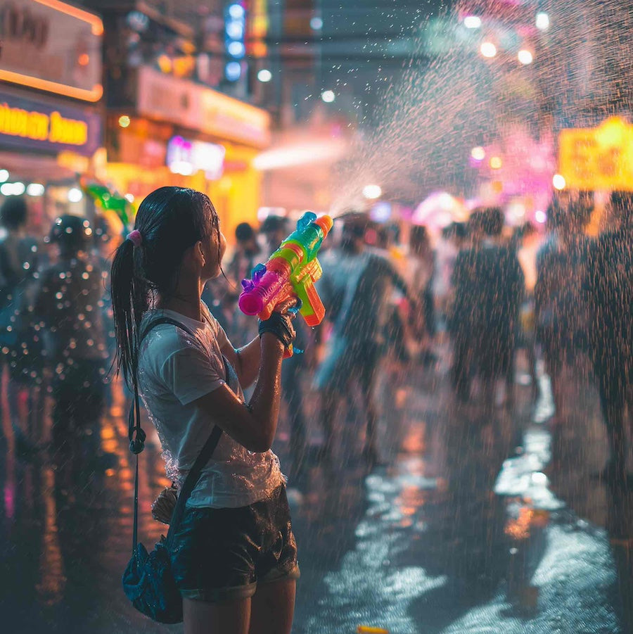 International New Year, Chinese New Year, and Songkran