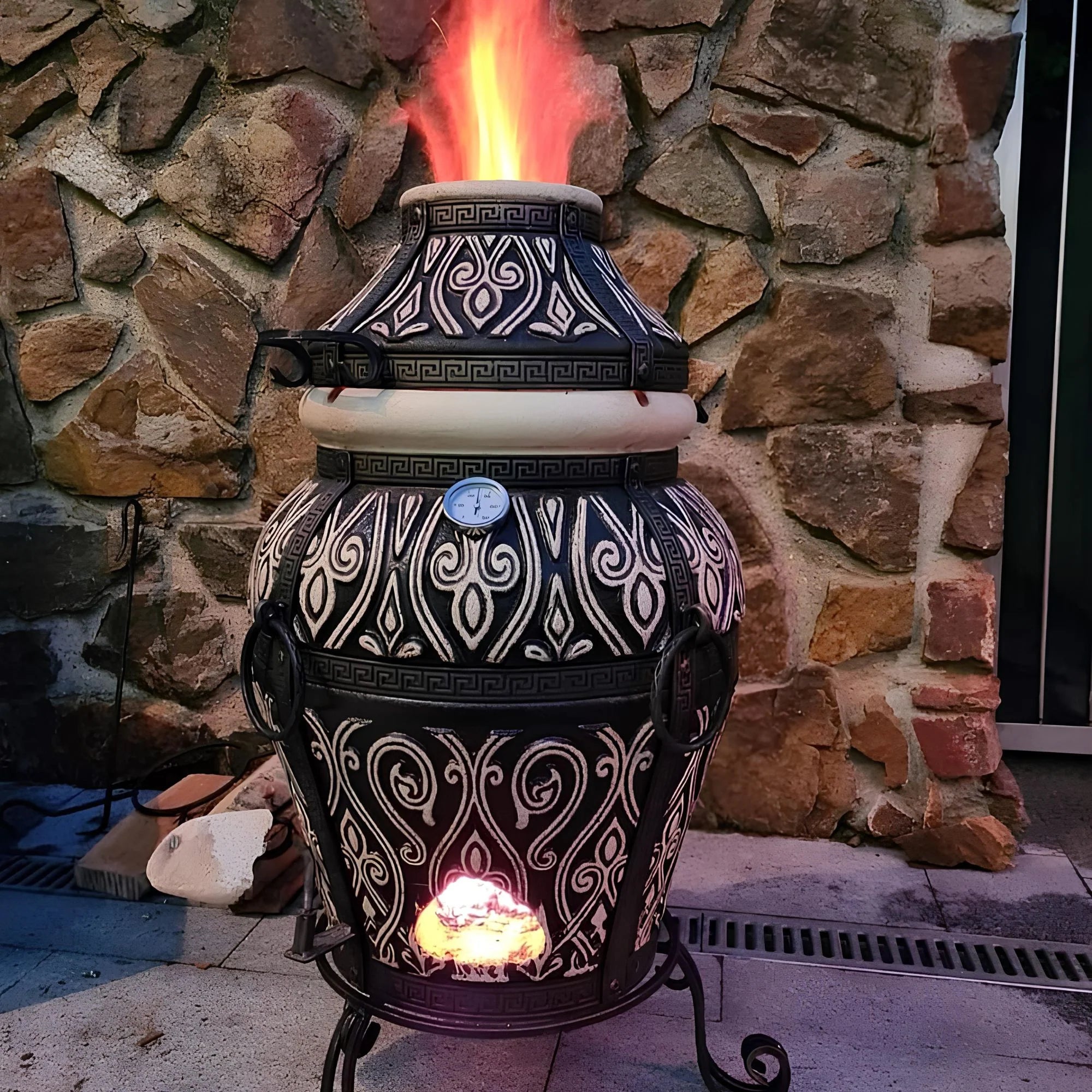 Tandoor grill and tandoori food