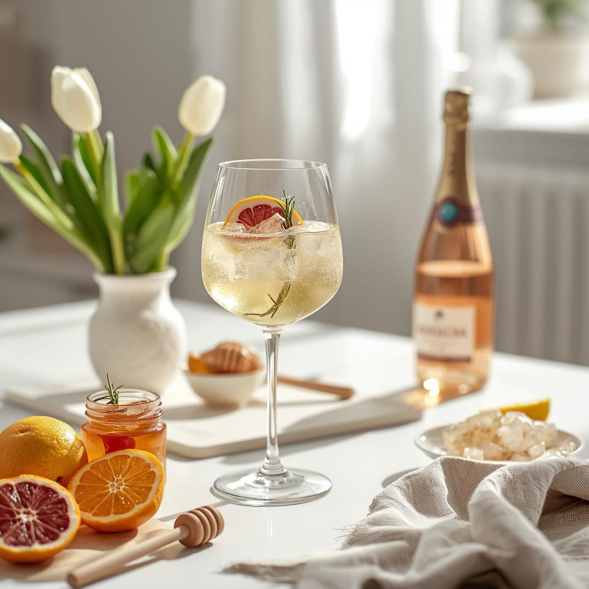 Easter Cocktail-Citrus and Honey Spritz 