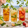 3 Fresh Iced Teas for Spring and Summer - With and Without Alcohol