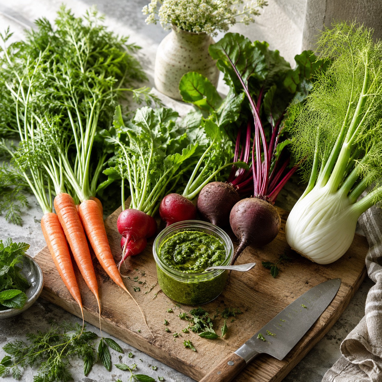 How to Use Vegetable Tops in Cooking – Smart, Flavorful and Sustainable