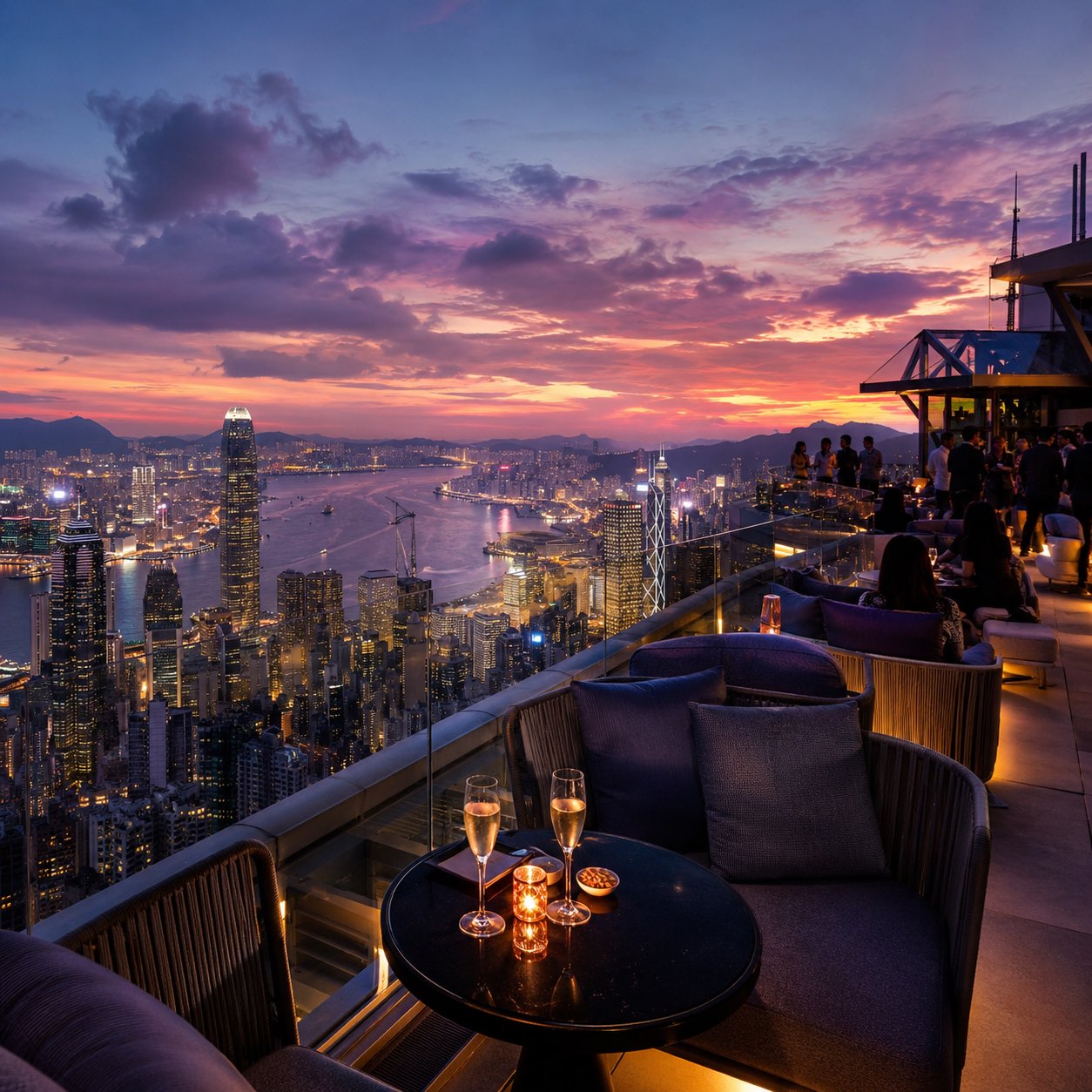 The World’s Highest Rooftop Bar – Ozone in Hong Kong