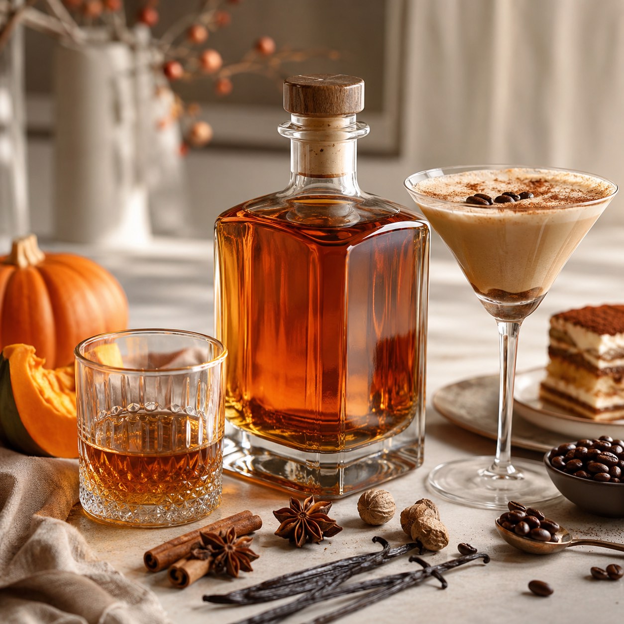 Pumpkin Liqueur and Pumpkin Spice Liqueur – A Spiced Dessert Liqueur for Cocktails and Desserts