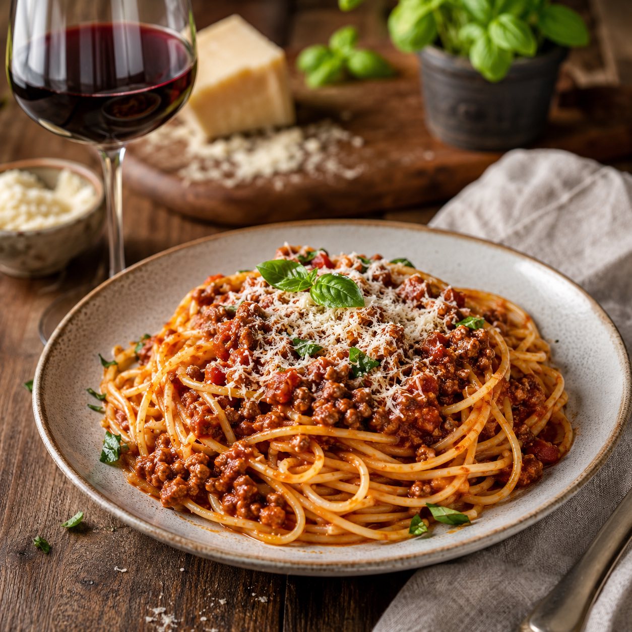 Spaghetti Bolognese: Classic Recipe with Wine Pairing Tips