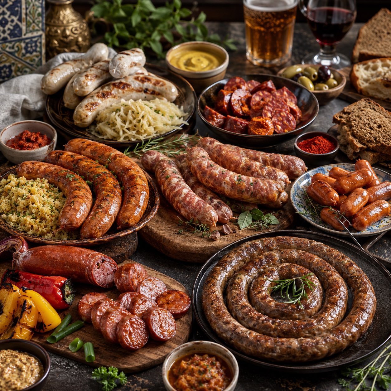 8 Types of Sausage from Around the World – Flavours, Origins and Drink Pairings