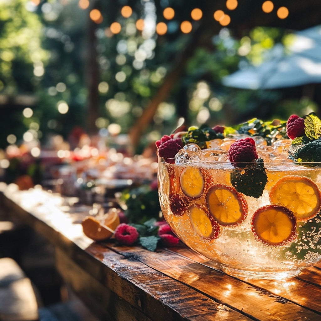 Bubbly Champagne Punch for Your Graduation Party