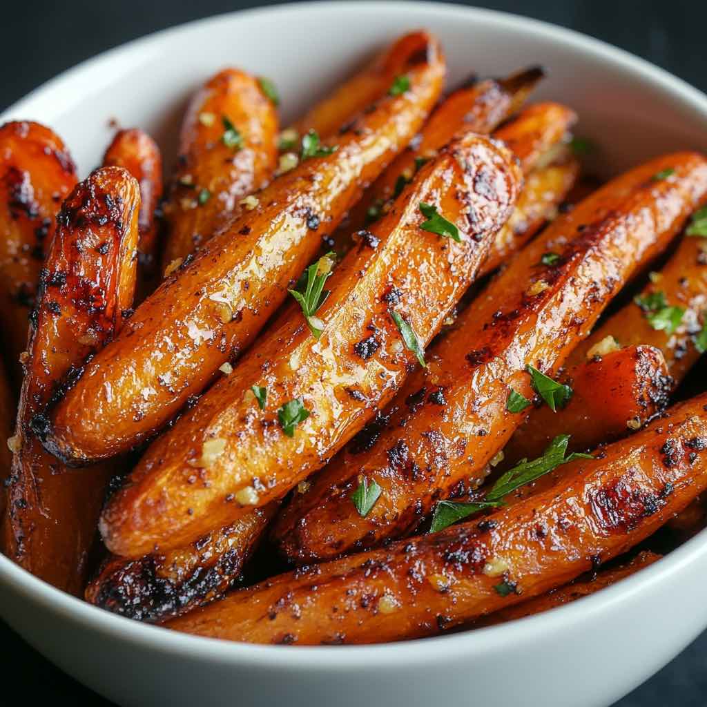 Oven-Roasted Carrots with Honey & Thyme - A Flavorful Side Dish