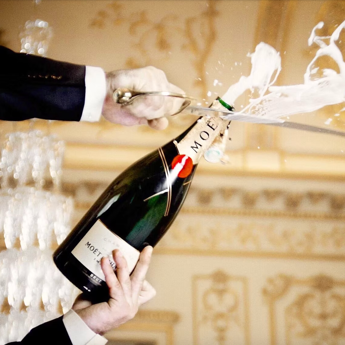 Sabering – The Elegant Art of Opening Champagne in Style