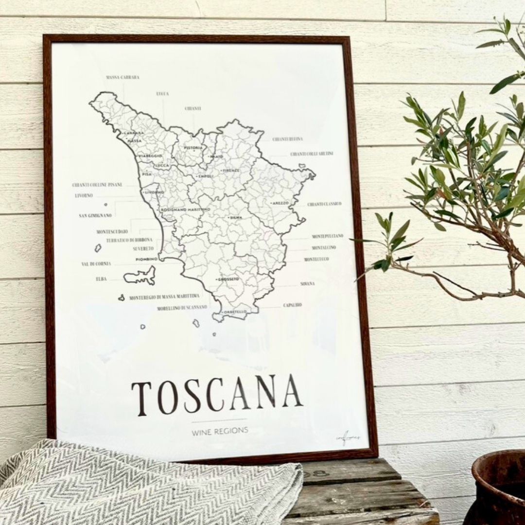 Discover Unique Wine Maps – Posters That Combine Style and a Passion for Wine