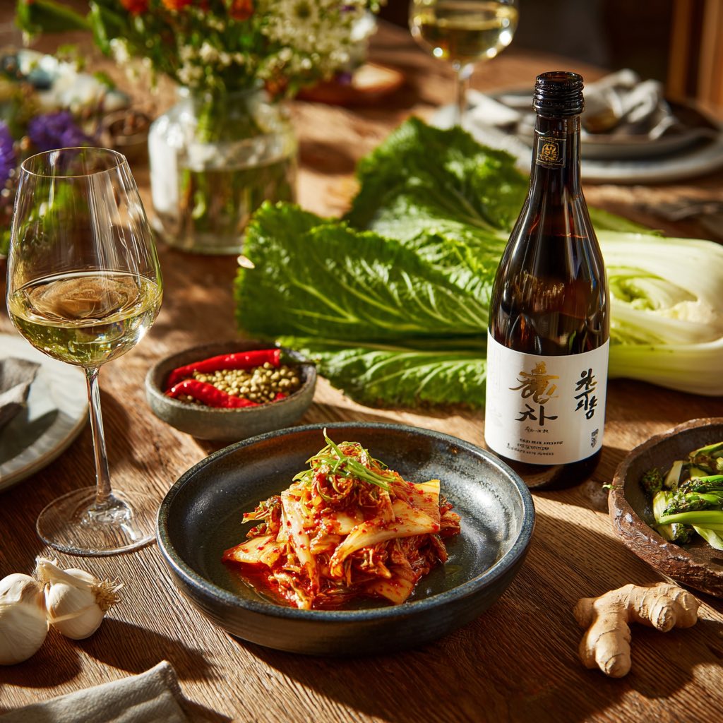 Kimchi and Drinks That Match