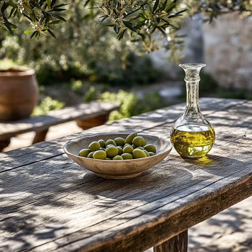 https://corkframes.com/cdn/shop/articles/olive_oil_on_a_rustic_wooden_outdoor_table_with_a_bowl_of_green_olives_c40756cc-fcfc-4b45-998c-3225cffd35ca.jpg?v=1744100630