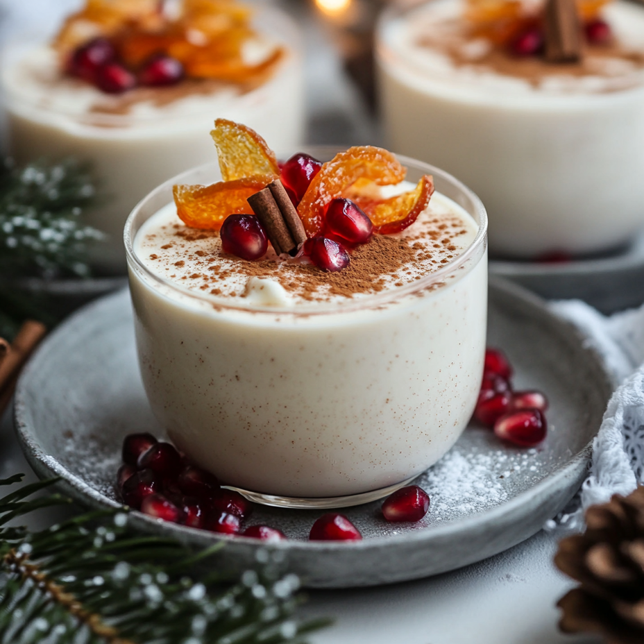 Christmas-Inspired Panna Cotta with Cinnamon, Cardamom, and Orange!