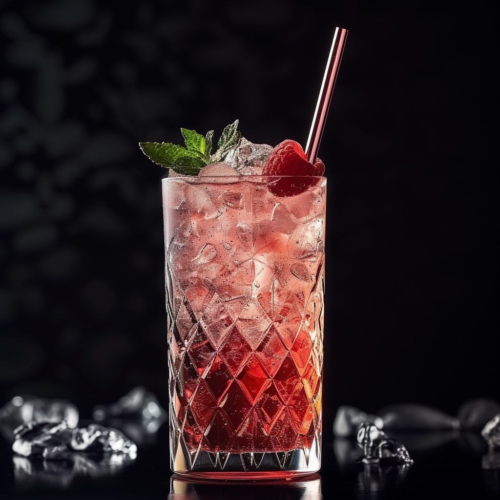 Raspberry Gin and Tonic - Corkframes.com