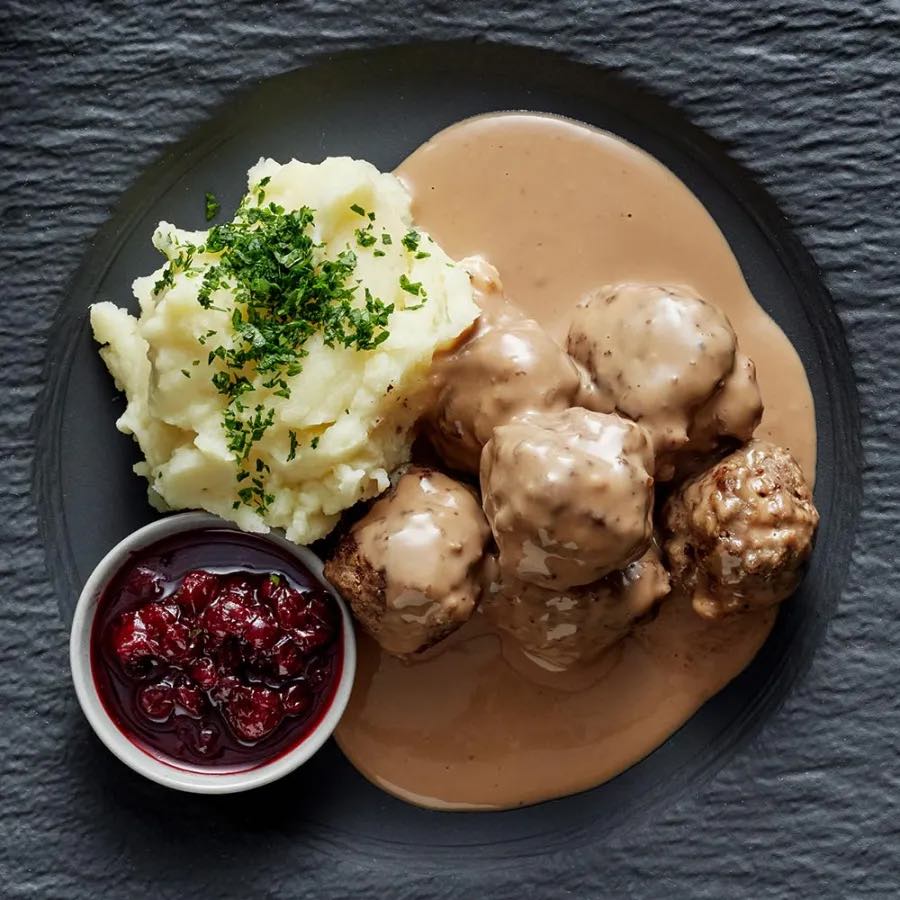 Swedish Meatballs with Cream Sauce and Wine Pairing - Corkframes.com