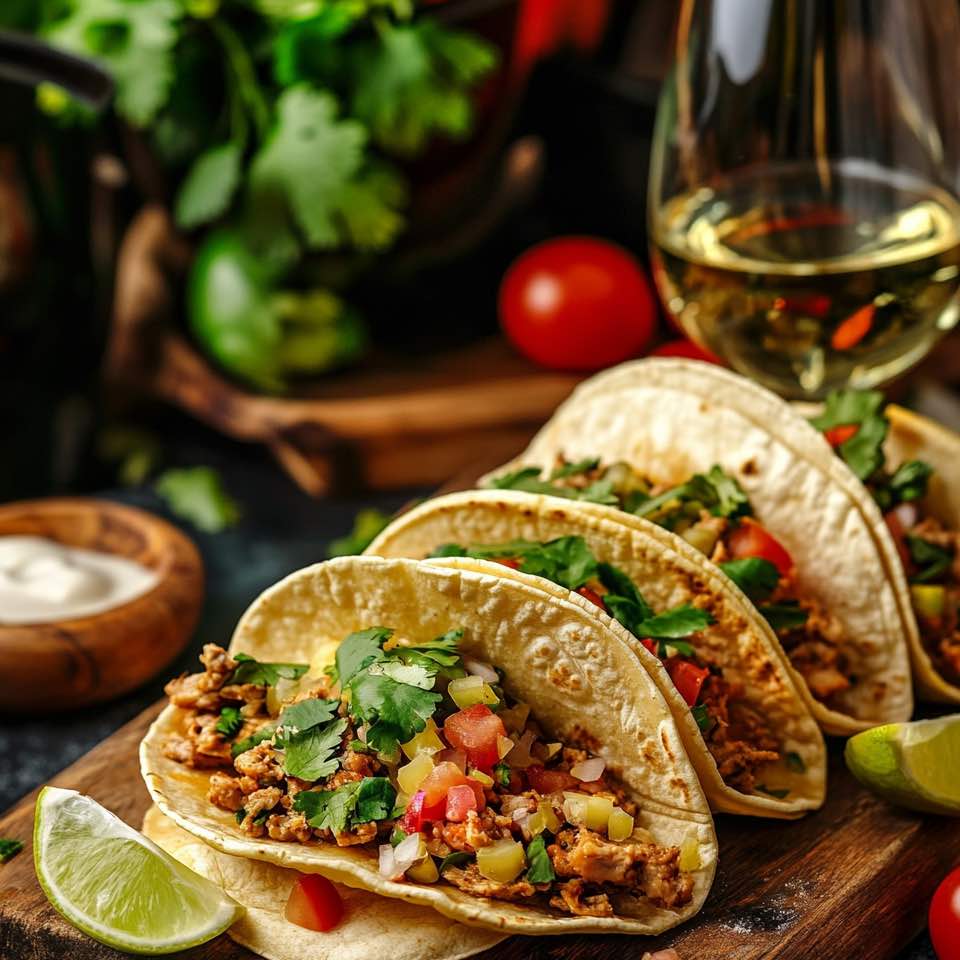 The Perfect Wine Pairing for Tacos - Elevating Your Taco Night with the Right Wine - Corkframes.com