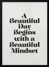 A Beautiful Day Mindset Poster