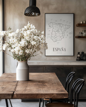 España Wine Region Map