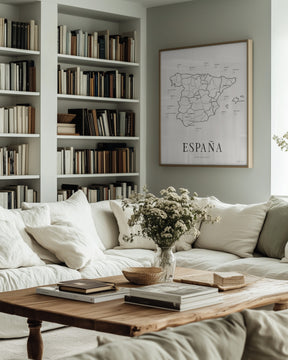 España Wine Region Map