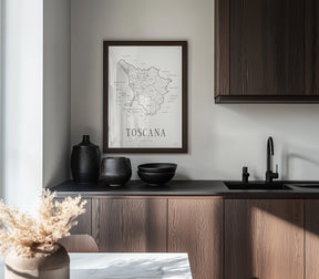 Tuscany Wine Map